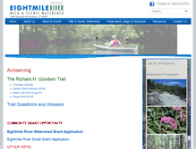 Tablet Screenshot of eightmileriver.org